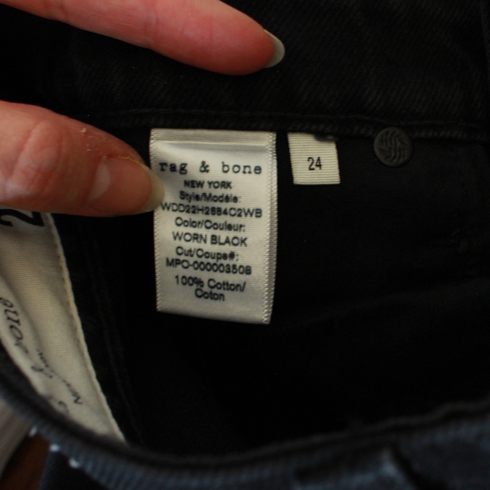 RAG & BONE “Alex” High Rise Straight Jean - Picture 11 of 12